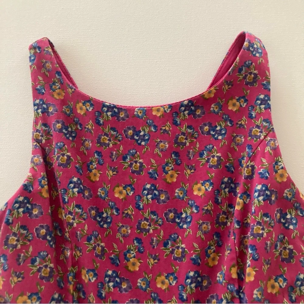Ralph Lauren Girls 8 Pink Floral Party Dress